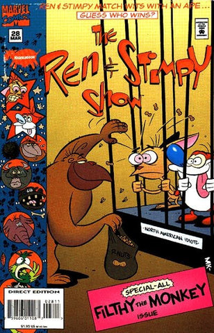 Ren & Stimpy #28 by Marvel Comics