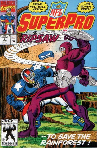 NFL SuperPro #7 by Marvel Comics