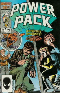 Power Pack #21 by Marvel Comics