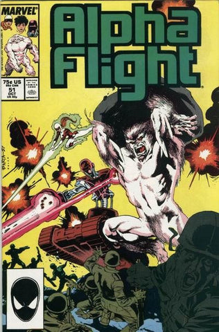 Alpha Flight #51 by Marvel Comics