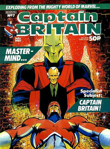 Captain Britain Magazine #7 by Marvel Comics