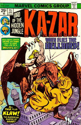 Ka-Zar #15 by Marvel Comics