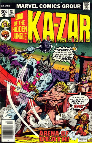 Ka-Zar #18 by Marvel Comics