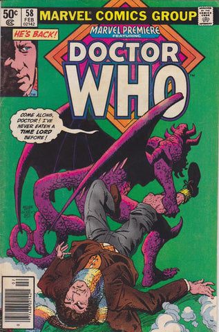 Marvel Premiere #58 by Marvel Comics - Doctor Who