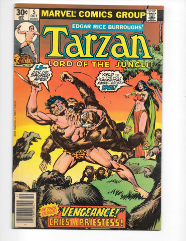 Tarzan #5 by Marvel Comics