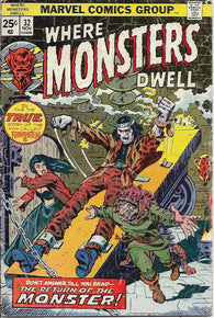 Where Monsters Dwell #32 by Marvel Comics - Fine