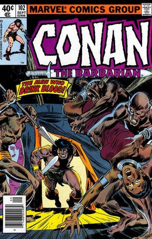 Conan The Barbarian #102 by Marvel Comics