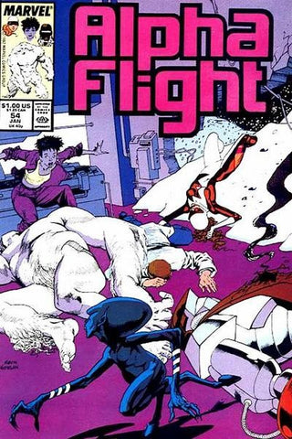 Alpha Flight #54 by Marvel Comics