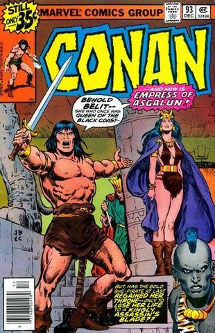 Conan The Barbarian #93 by Marvel Comics