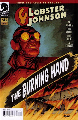 Lobster Johnson Burning Hand #4 by Dark Hose Comics