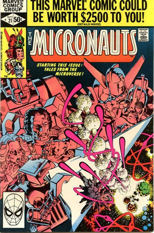 Micronauts #21 by Marvel Comics